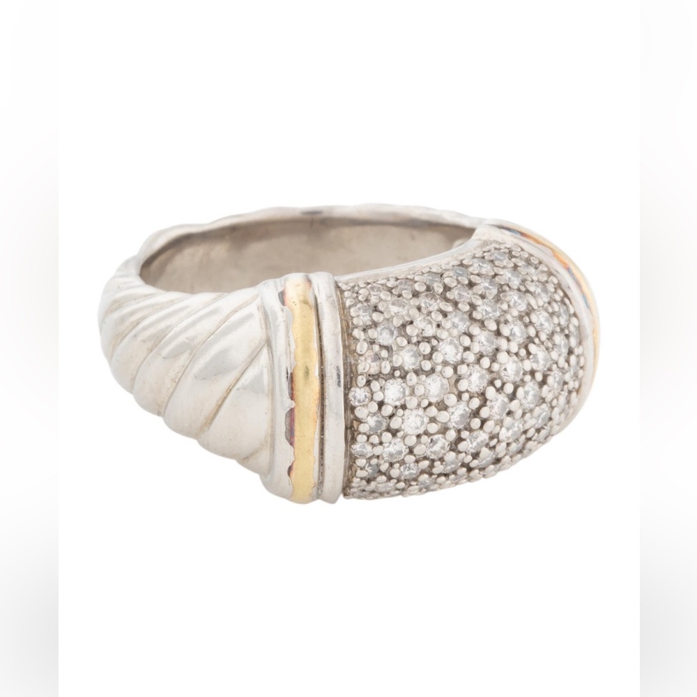 David Yurman Metro Diamond Ring 6.25 - Picture 4 of 6